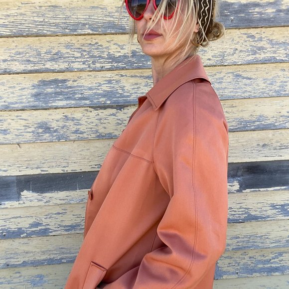 Valentines coat with heart buttons, Vintage Deer Tapestry Jacket - Picture 6 of 7